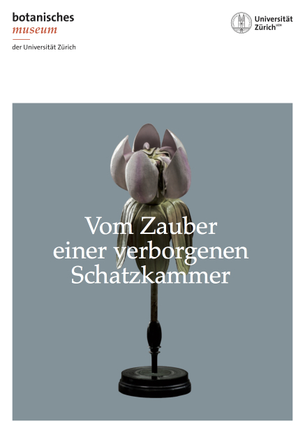 Titelseite Broschüre Botanisches Museum